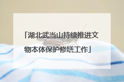 湖北武当山持续推进文物本体保护修缮工作
